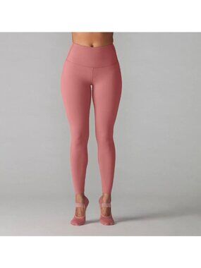 Tavi Active TaviSculpt® High Waisted 7/8 Tight Leggings Womens Sz XS Rose